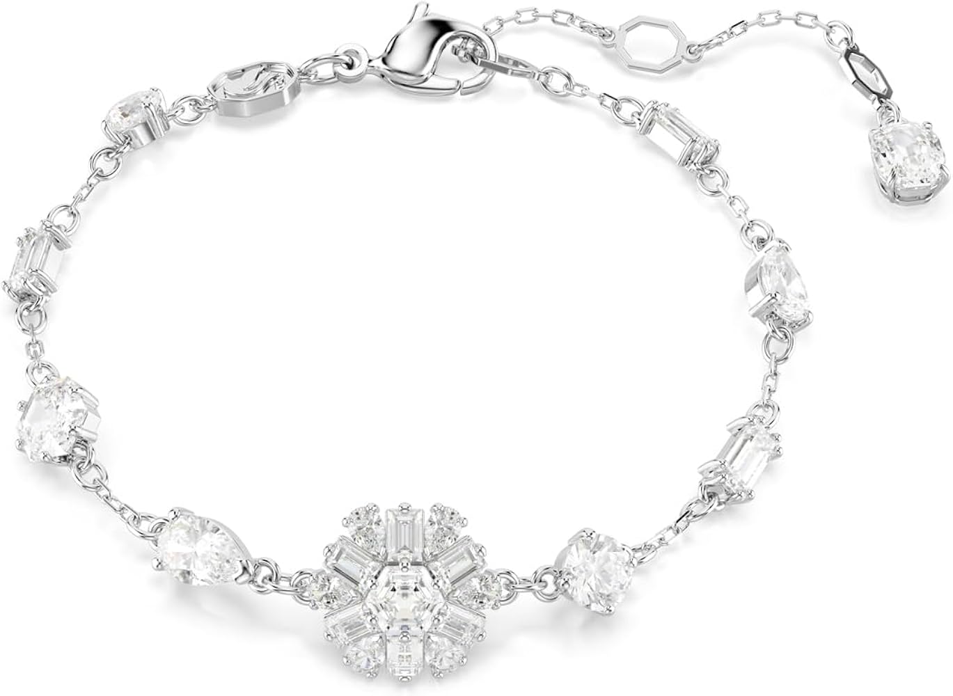 スワロフスキー　Swarovski Idyllia ブレスレット ミックスカット Amazon.com: Swarovski Idyllia Bracelet, Mixed Cuts, Snowflake